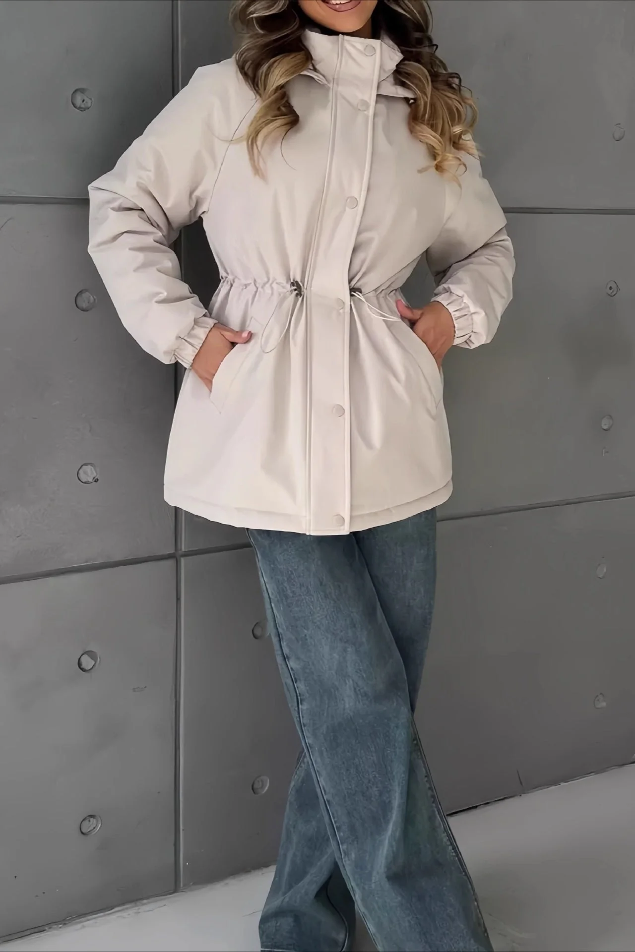 Adele Hooded Windbreaker Jacket