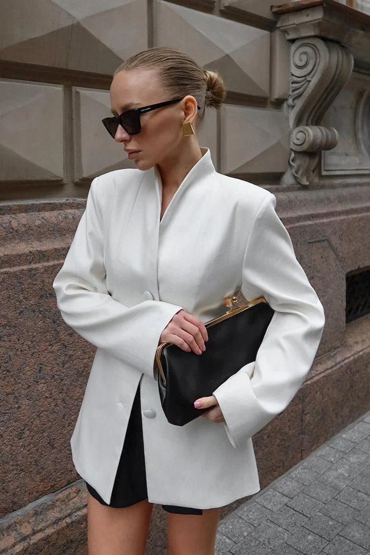 Aimee Cinched Waist Blazer - Image 2