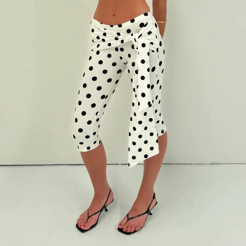 Amalia Polka Dot Capri Pants - Image 2
