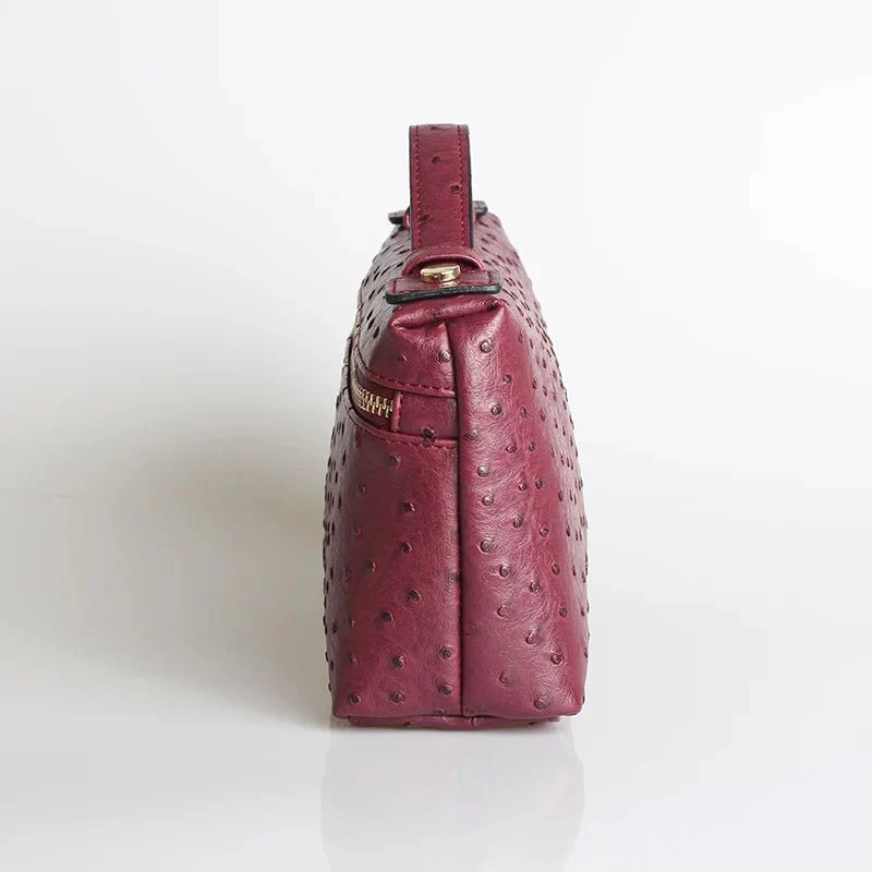 Bianca Ostrich Pattern Bag - Image 5