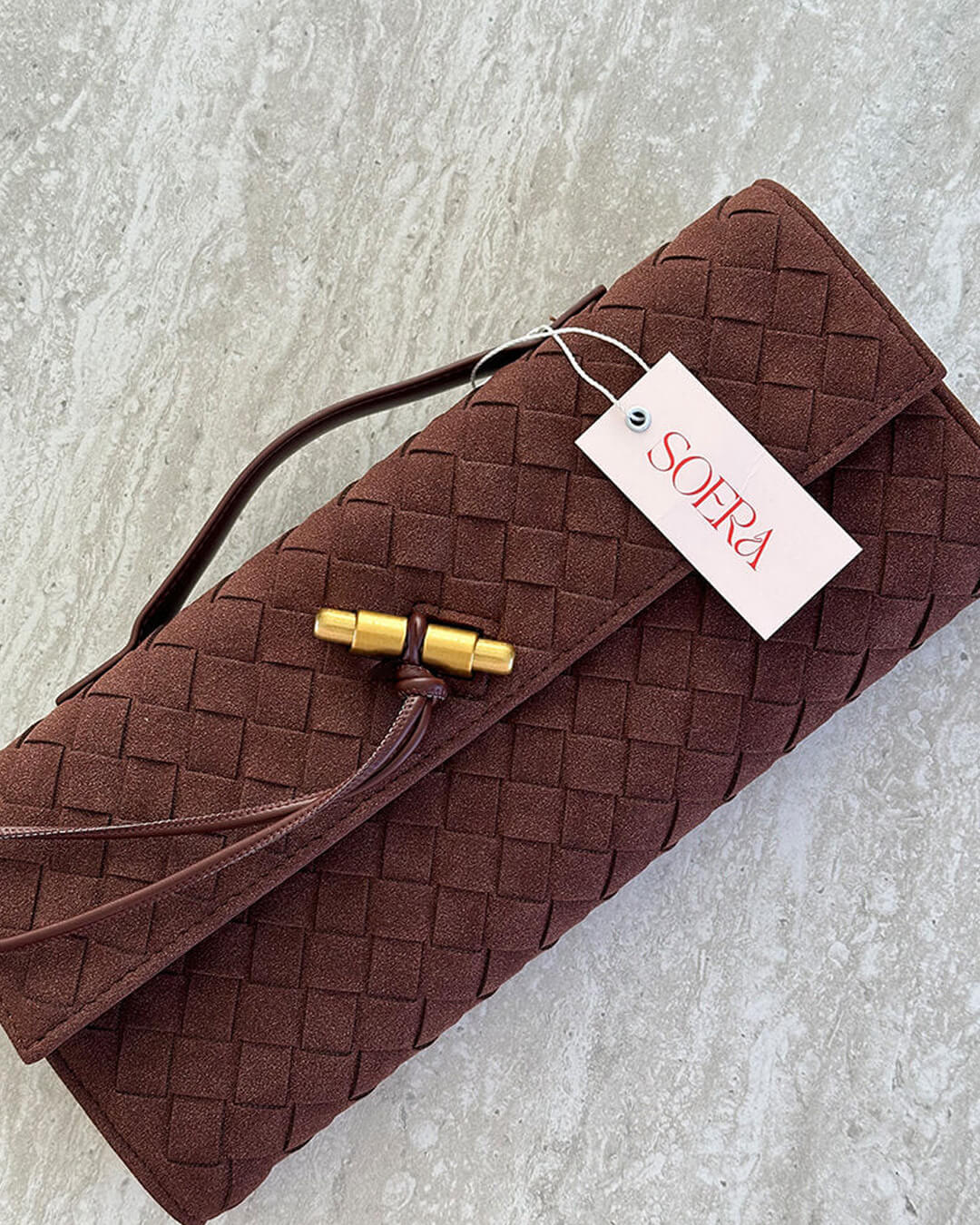 Bianca Suede Bag - Image 2