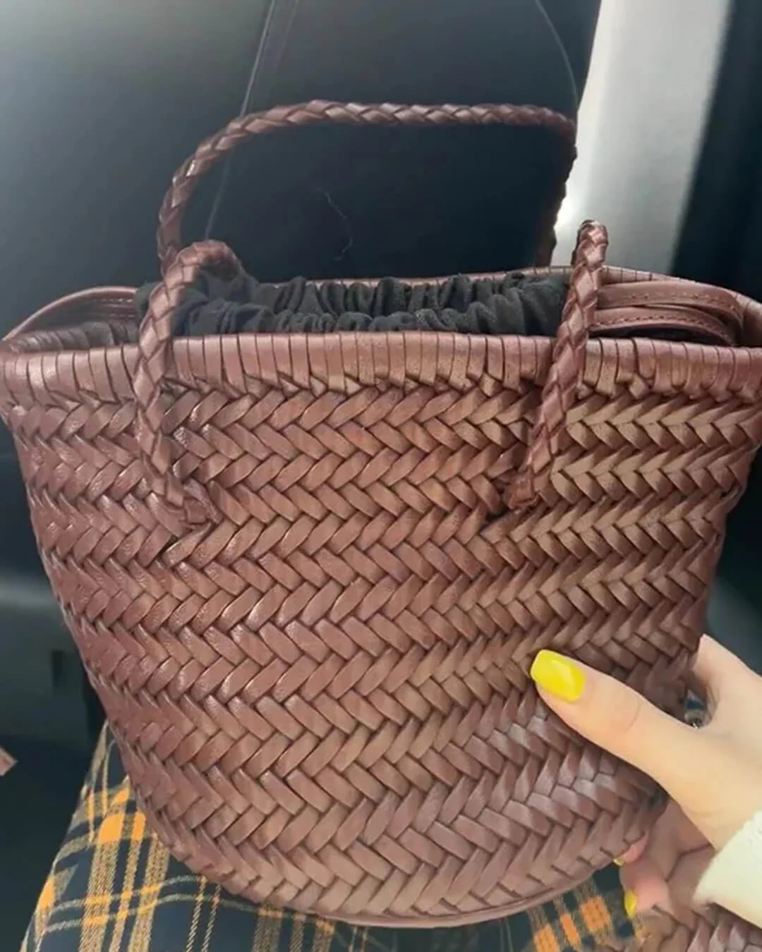Blair Braided Bucket Shoulder Bag - Image 6