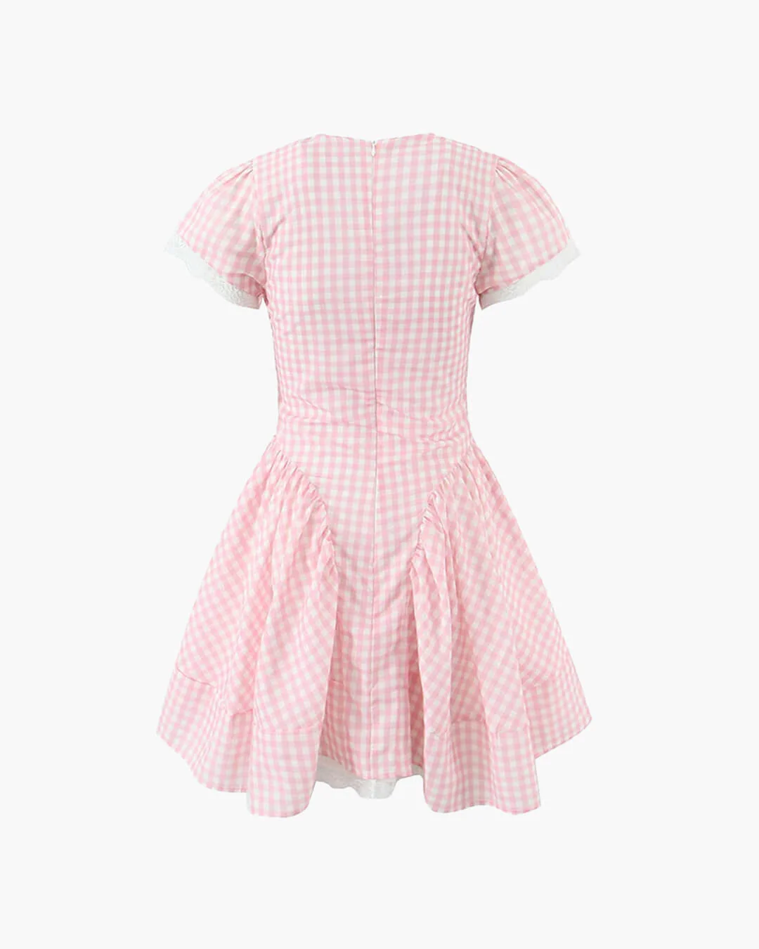 Brittany Plaid Ruffle Mini Dress - Image 7