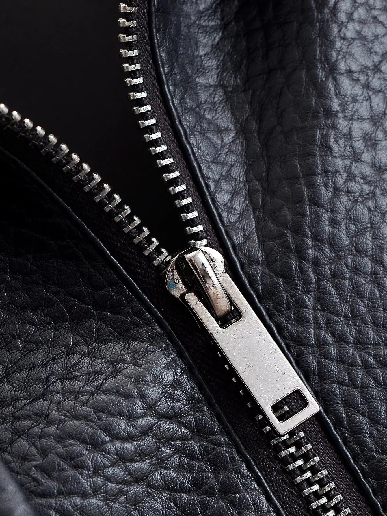 Carla Asymmetrical Leather Jacket - Image 19