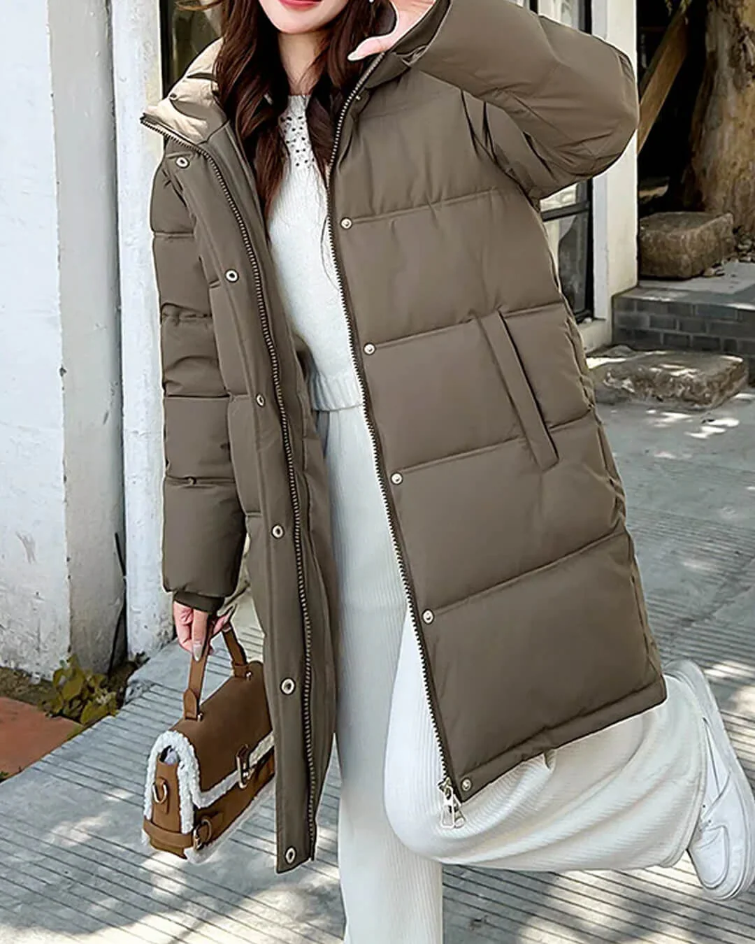 Carlyn Hooded Parka Jacket - Image 4