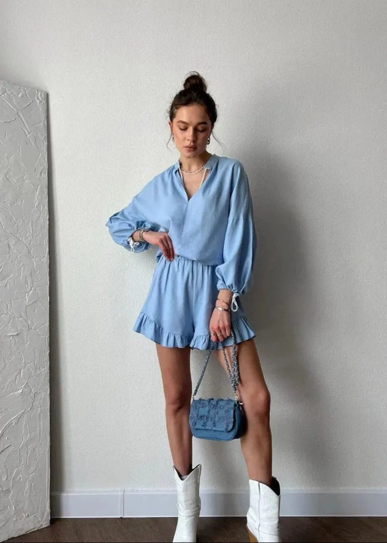 Celeste Azure Lounge Set - Image 6