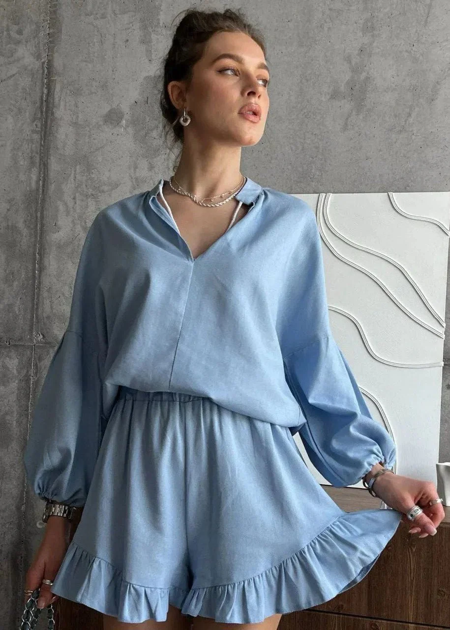 Celeste Azure Lounge Set - Image 8