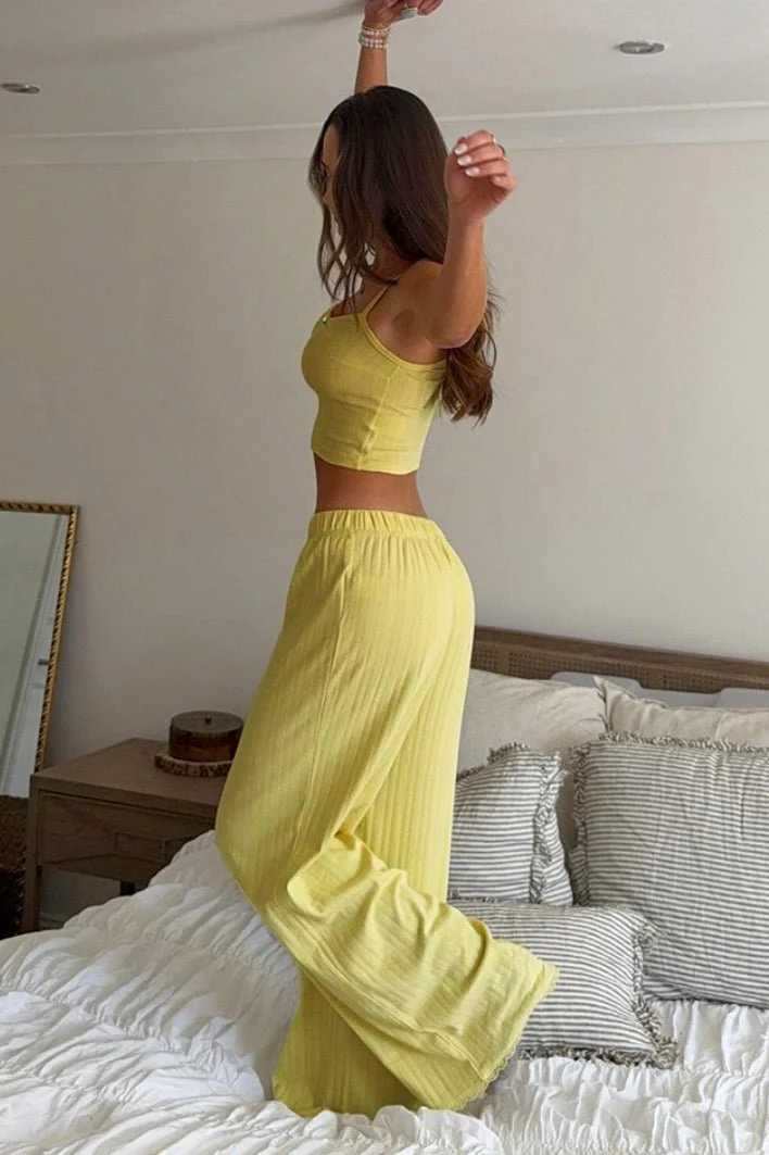 Celeste Soft Relaxed Cami Pants Two Piece Set - Image 7