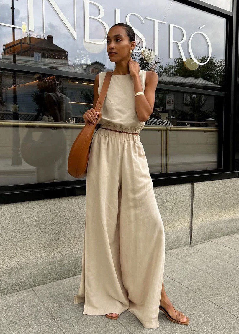 Celeste Wide-Leg Palazzo Set