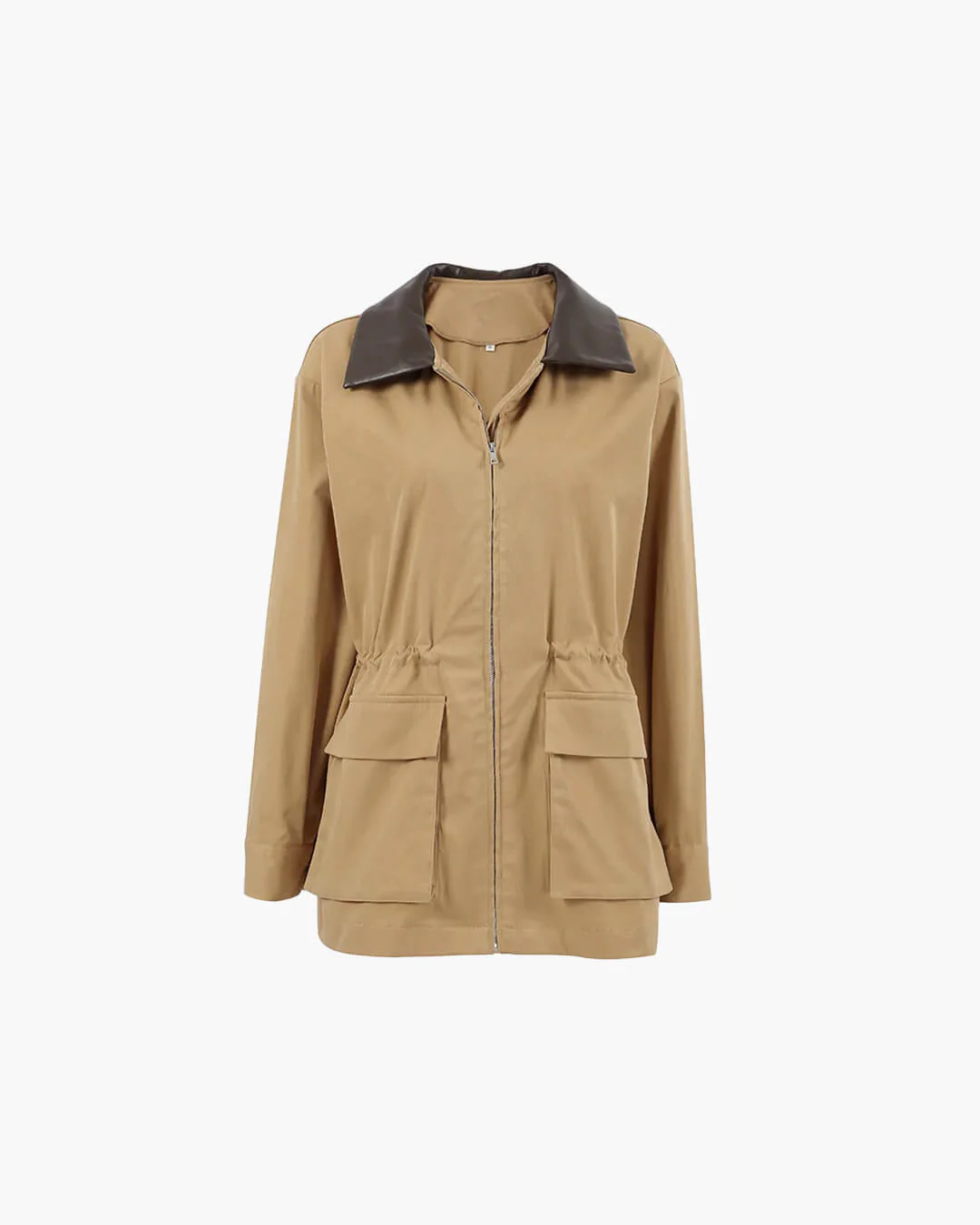 Christina Pocket Short Trench Coat - Image 4