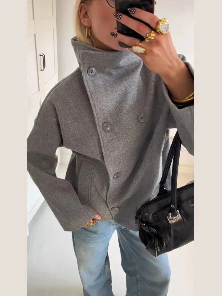 Clarissa Jacket with Stand Collar - Image 3