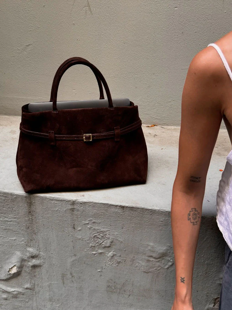 Dalila Suede Bag - Image 12