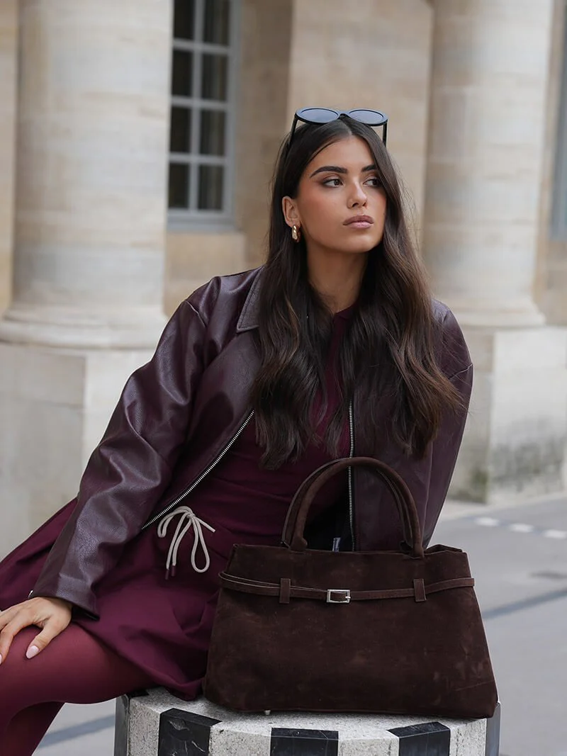 Dalila Suede Bag - Image 4