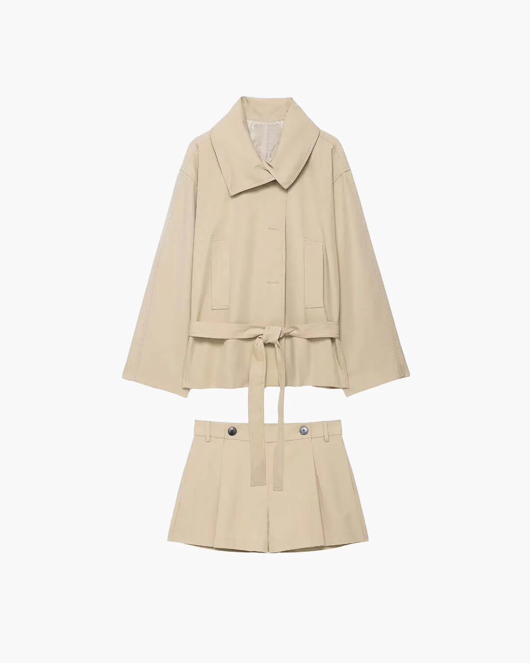 Debra Belted Jacket & Shorts Set - Image 6
