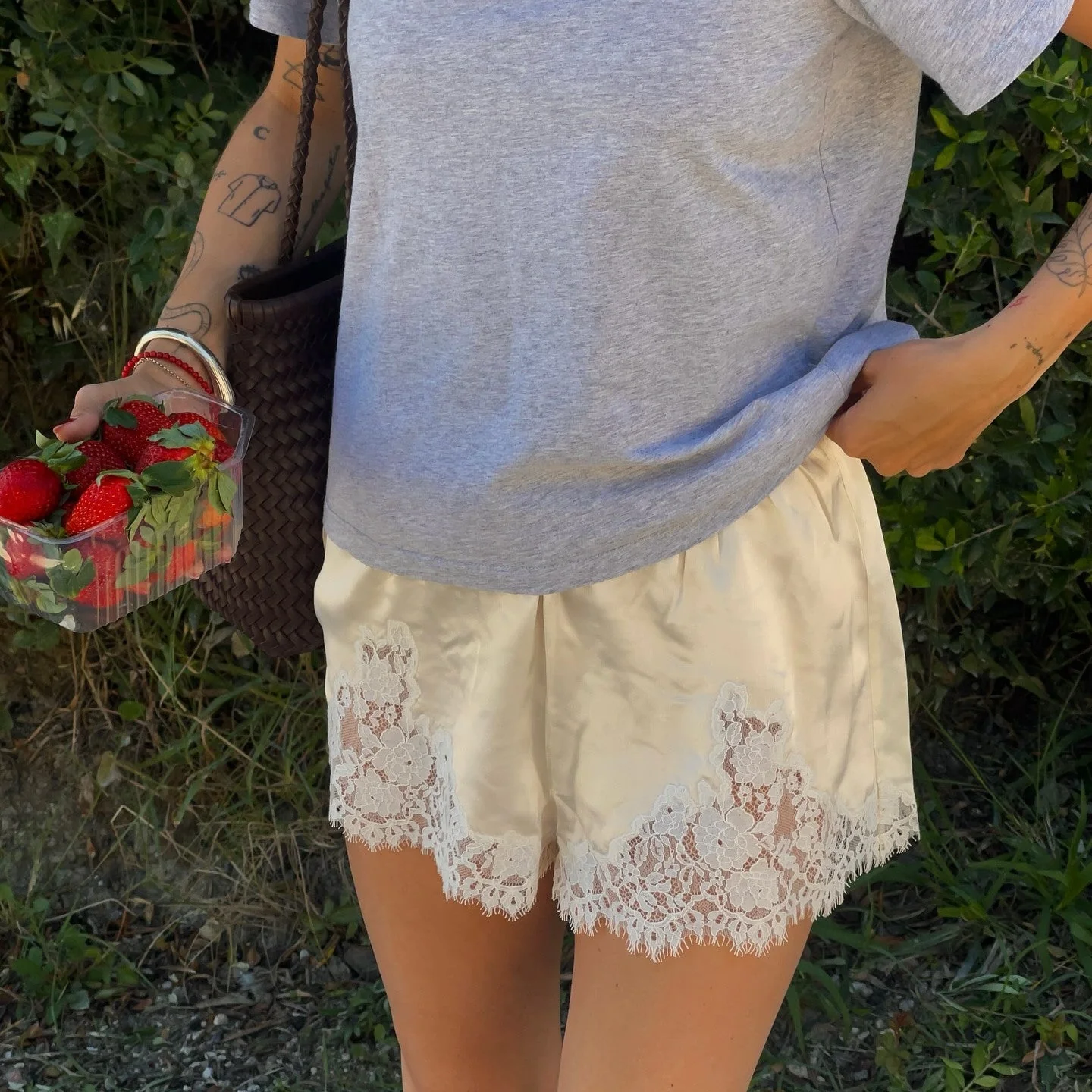 Fiora Satin Shorts - Image 6