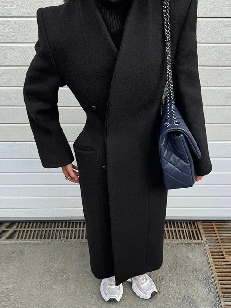 Genevieve Tailored Maxi Coat - Image 4