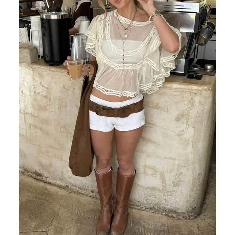Genevra Sheer Chiffon Blouse - Image 3