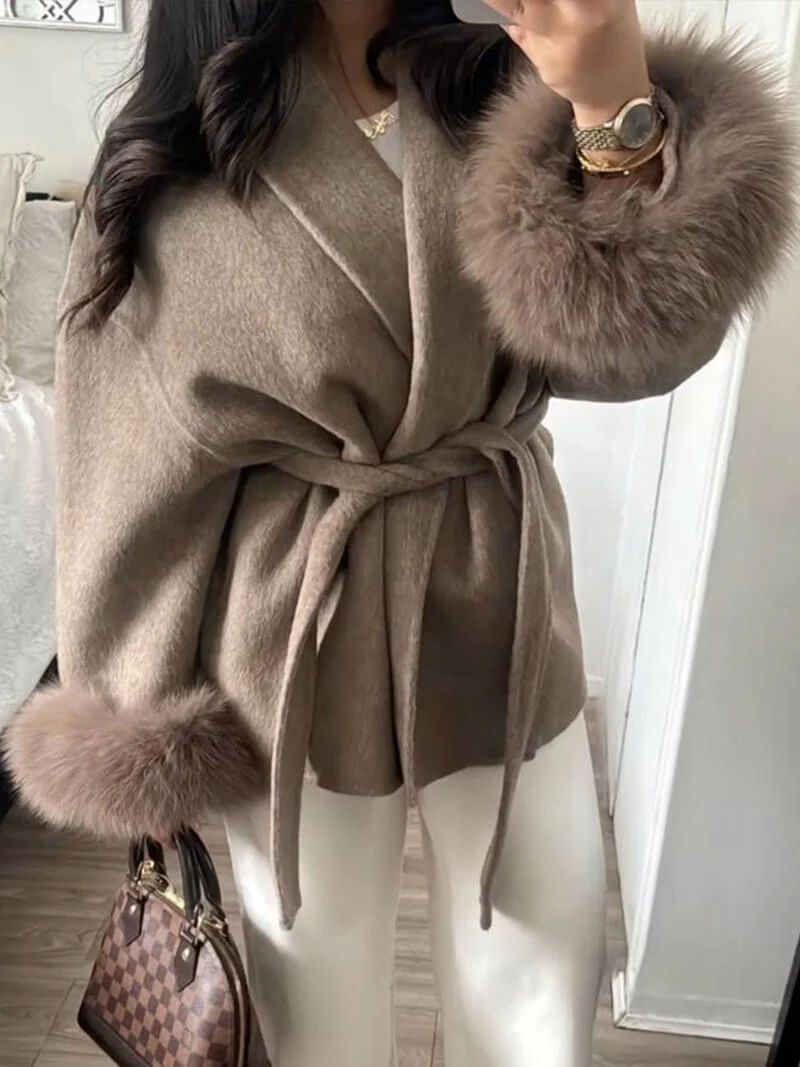 Grace Faux Fur Coat - Image 18