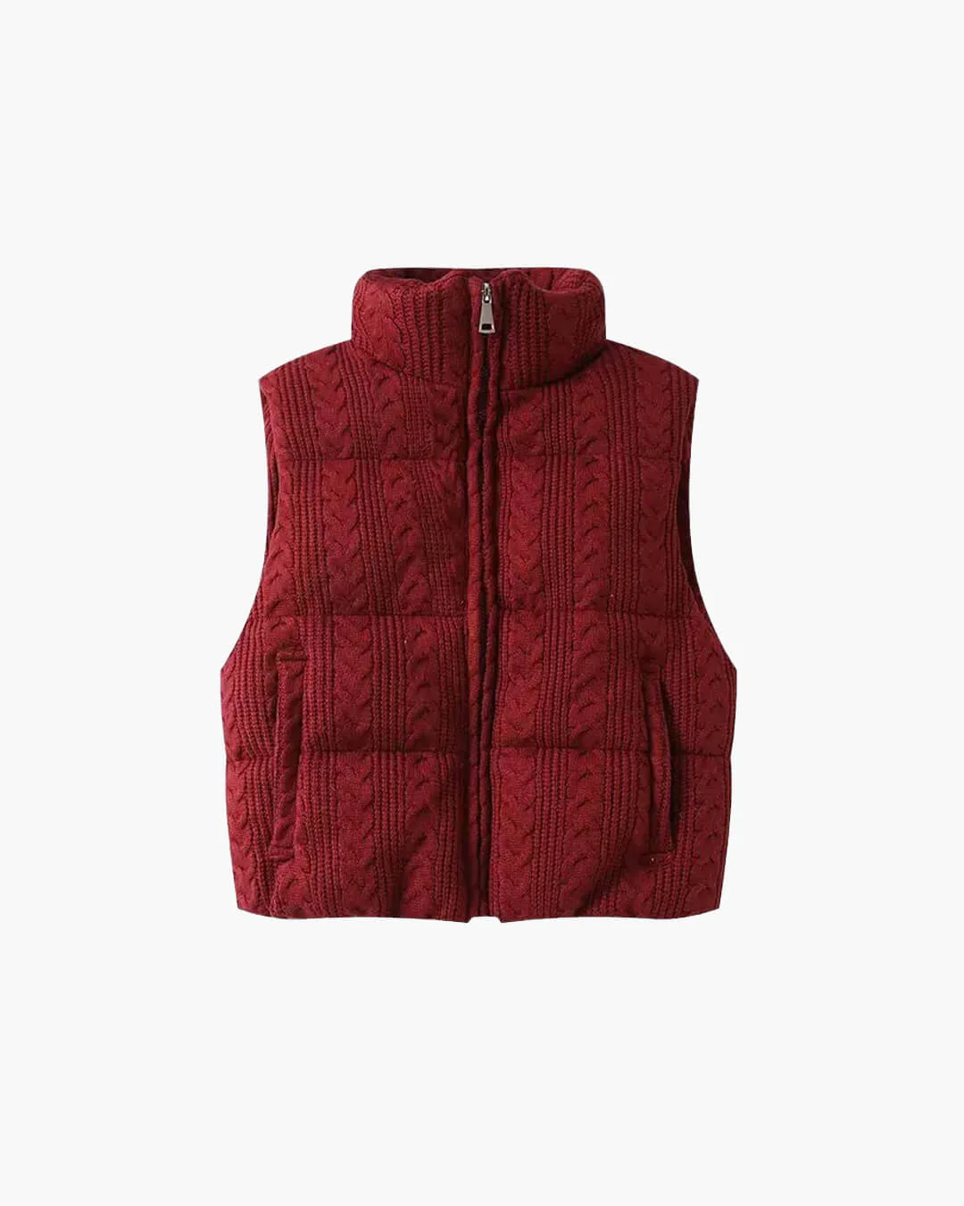 Jayden Knitted Sleeveless Vest - Image 11
