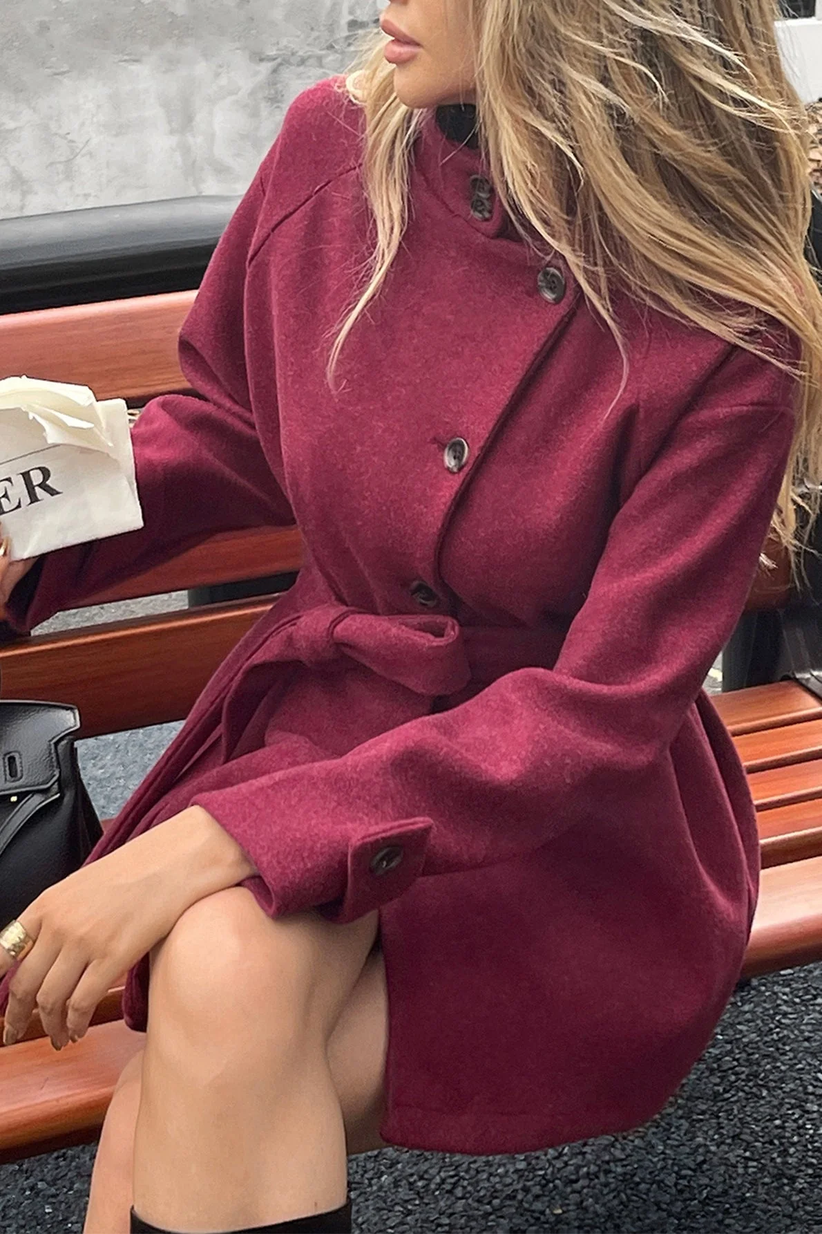 Jolina Belted Coat - Image 7