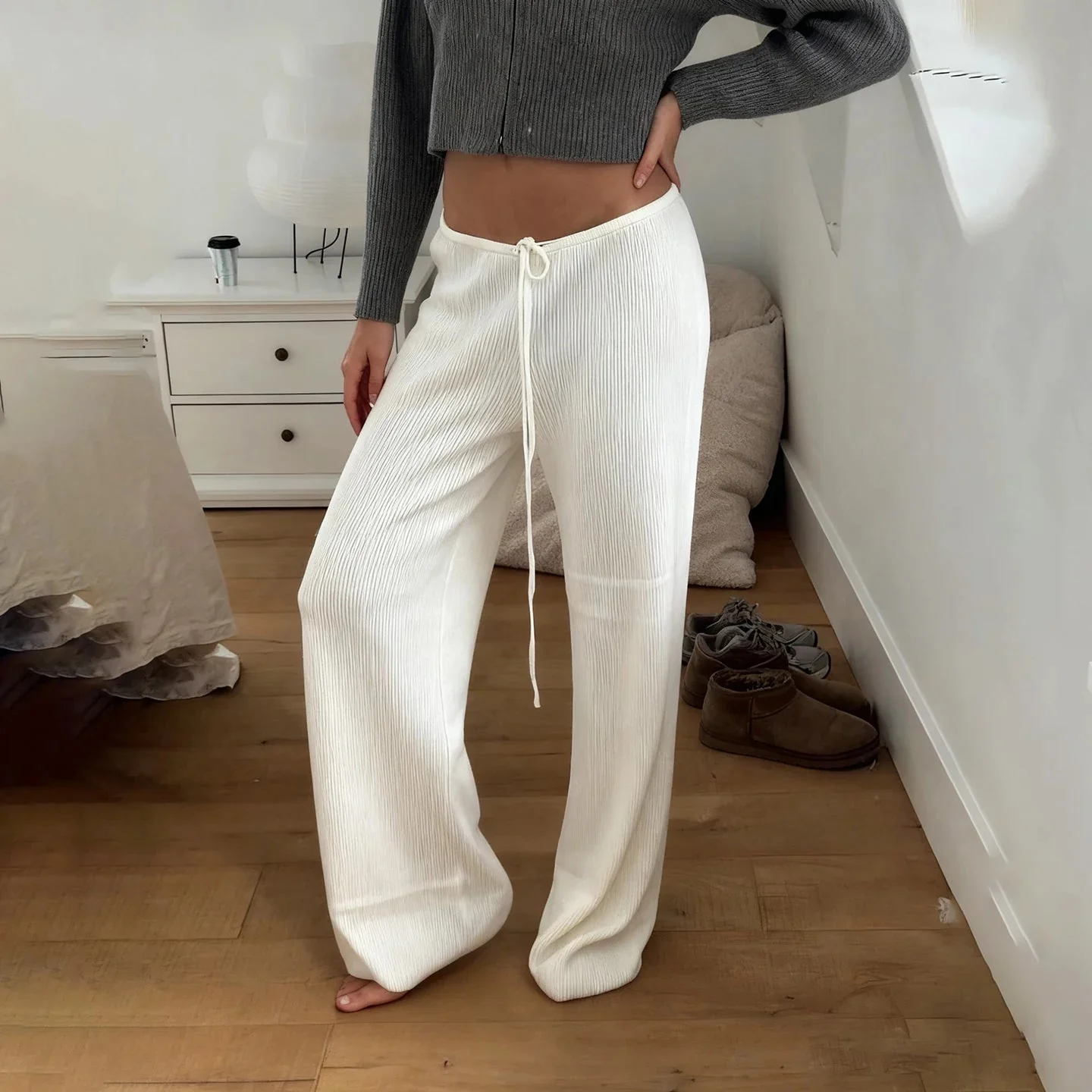 Lorena Knitted Lounge Pants - Image 3