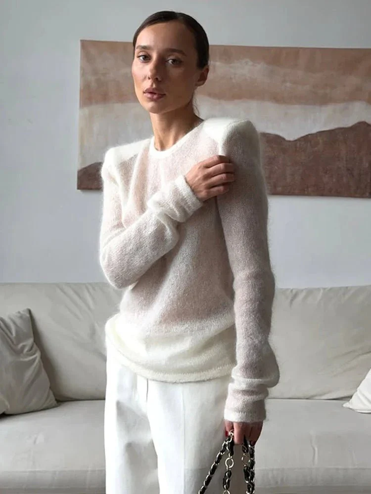 Maricar Slim Fit Sheer Pullover - Image 5