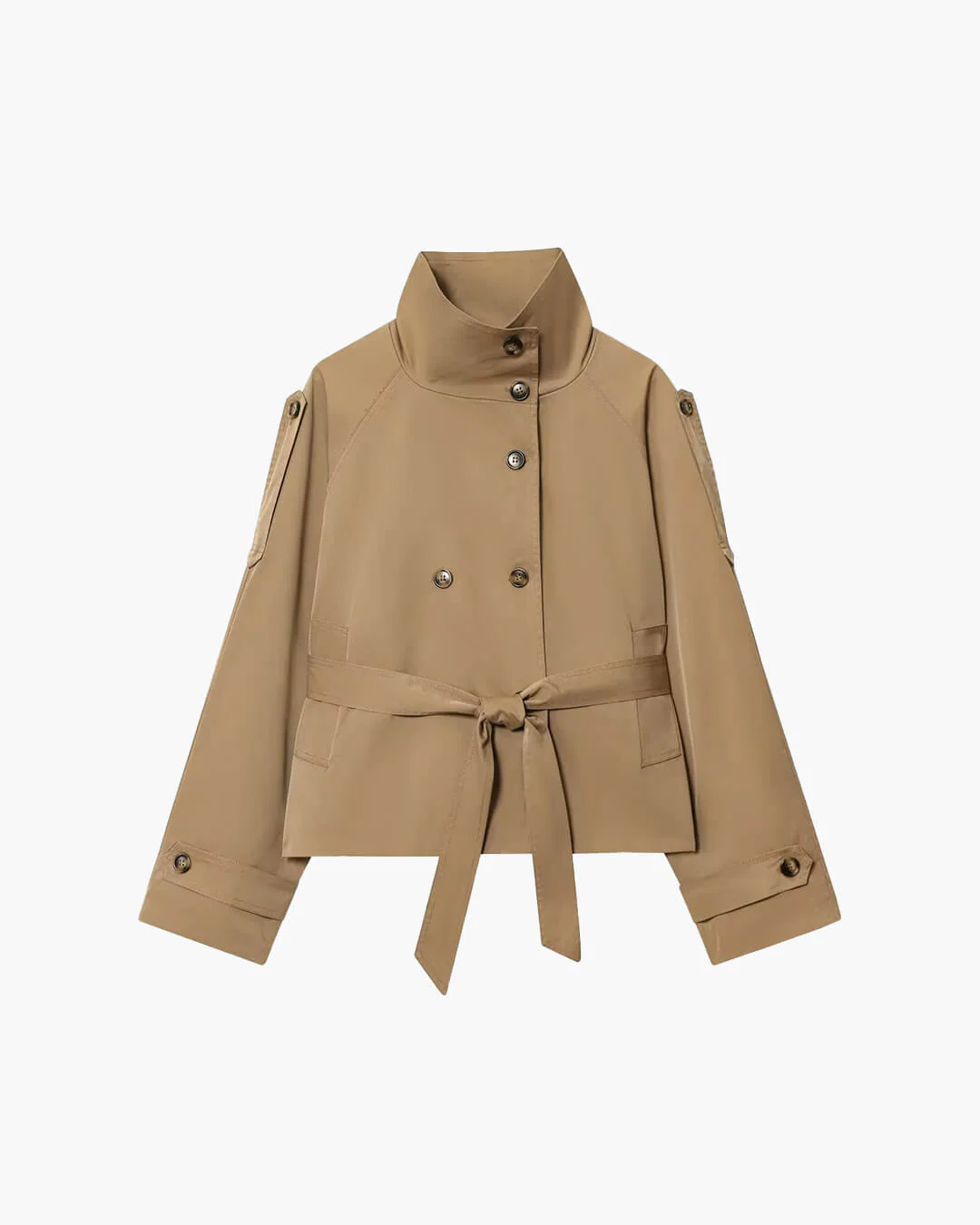 Marlene Cropped Trench Coat