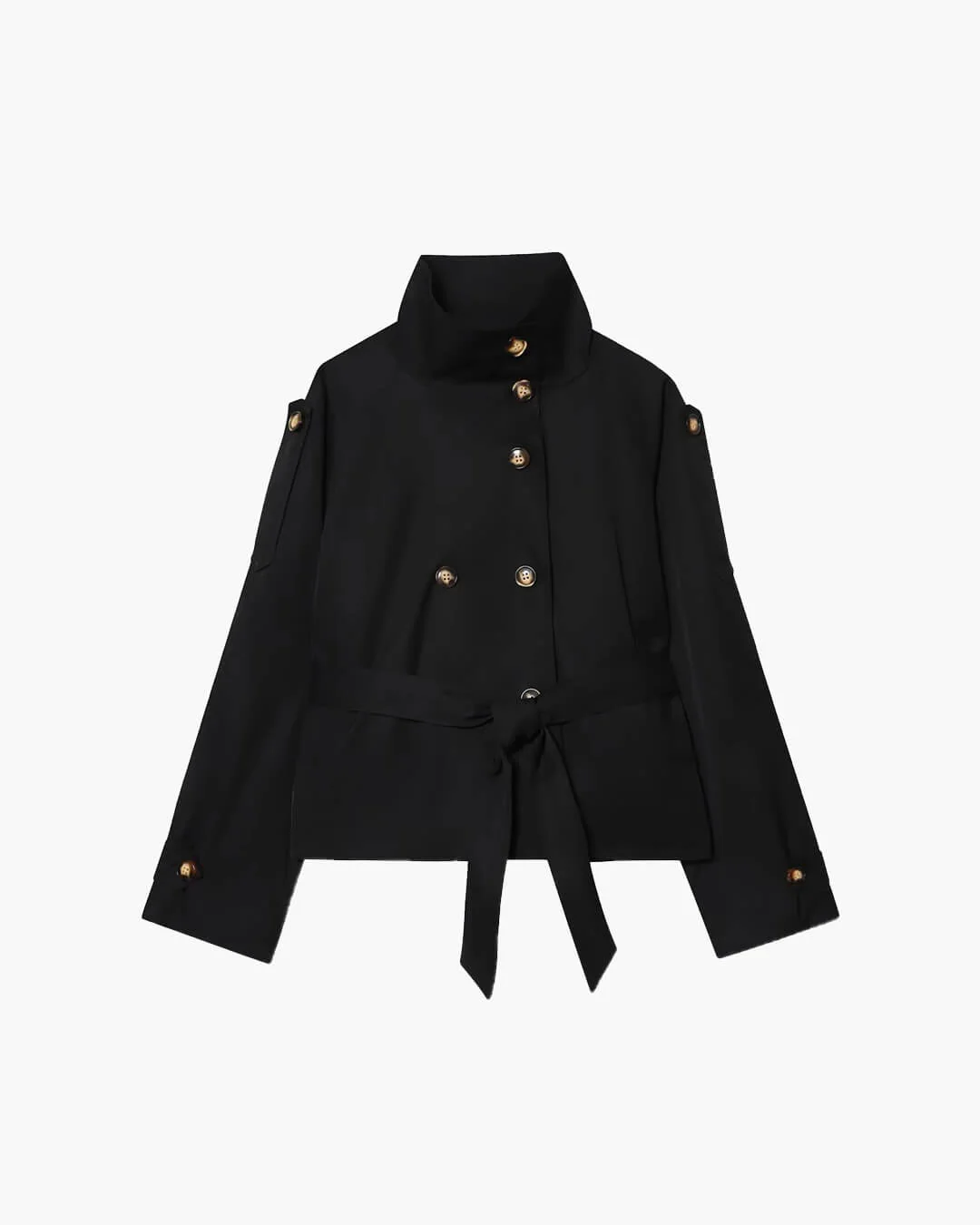 Marlene Cropped Trench Coat - Image 7