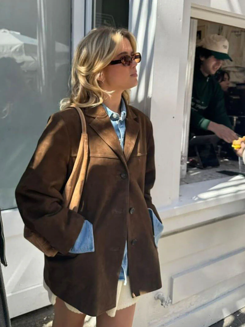 Matilda faux suede Jacket - Image 7