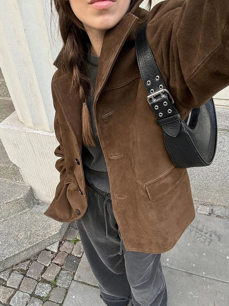 Matilda faux suede Jacket - Image 8