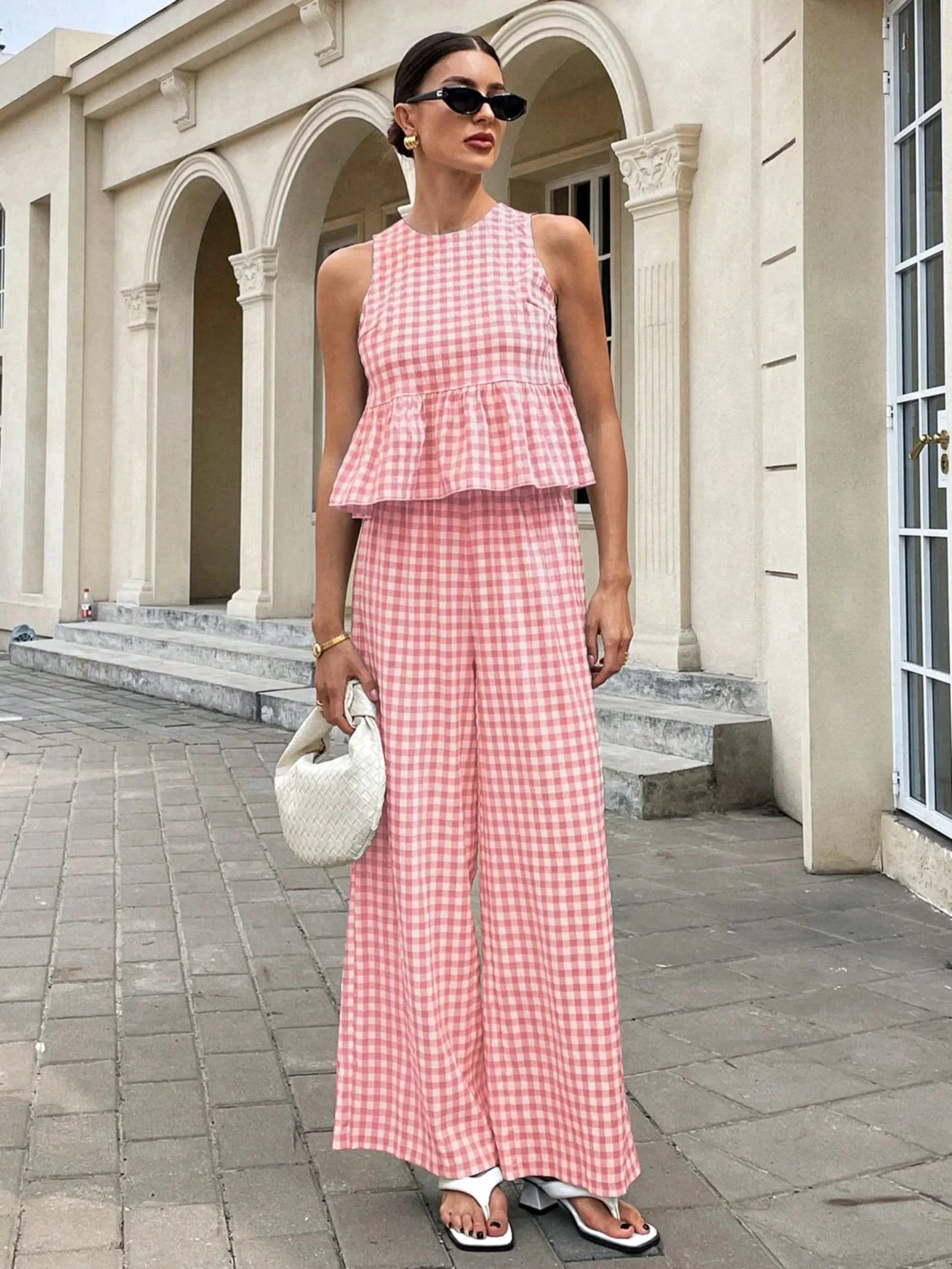 Mei Lattice Ruffled Two-Piece Set - Image 2