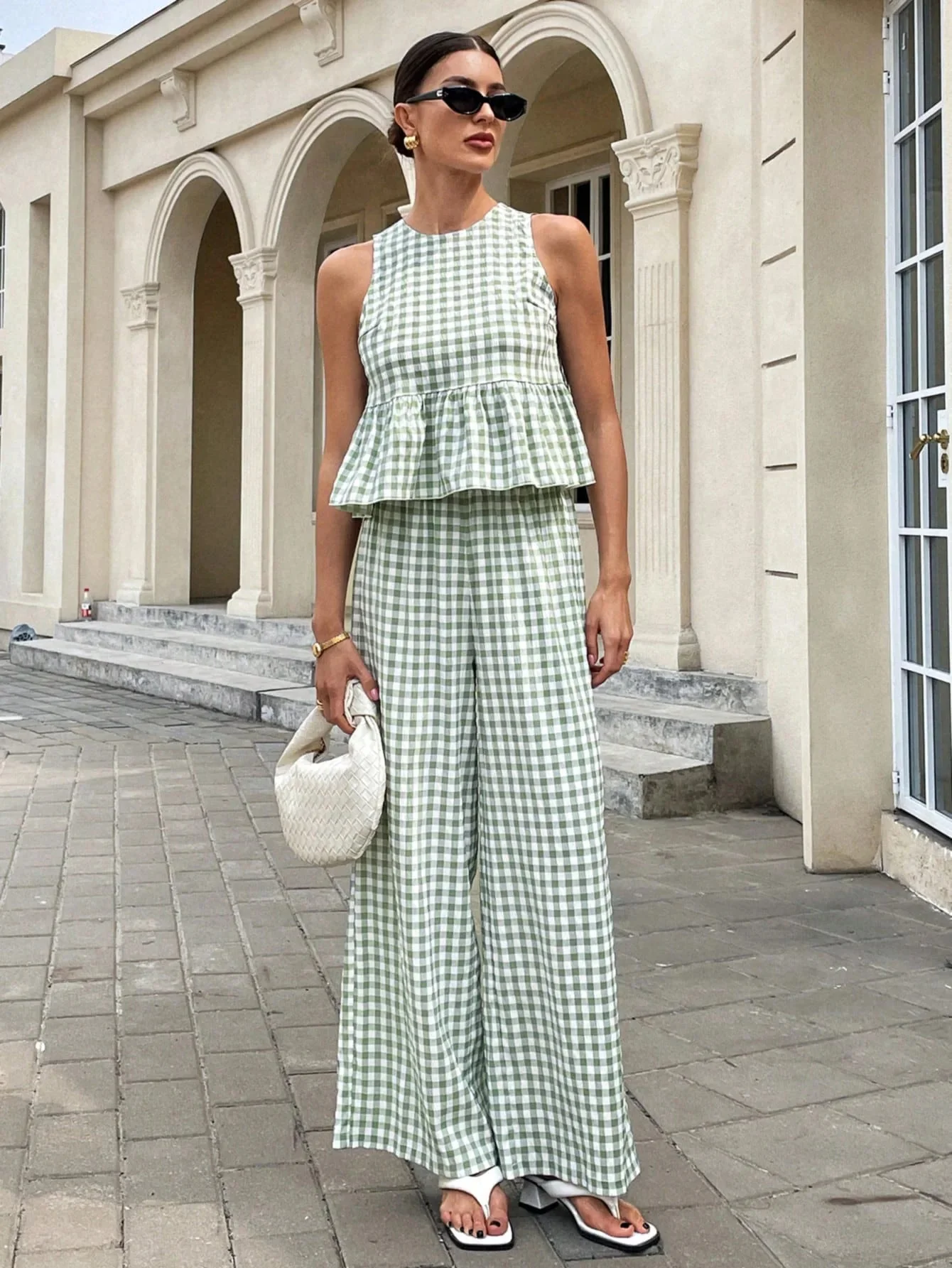 Mei Lattice Ruffled Two-Piece Set - Image 3