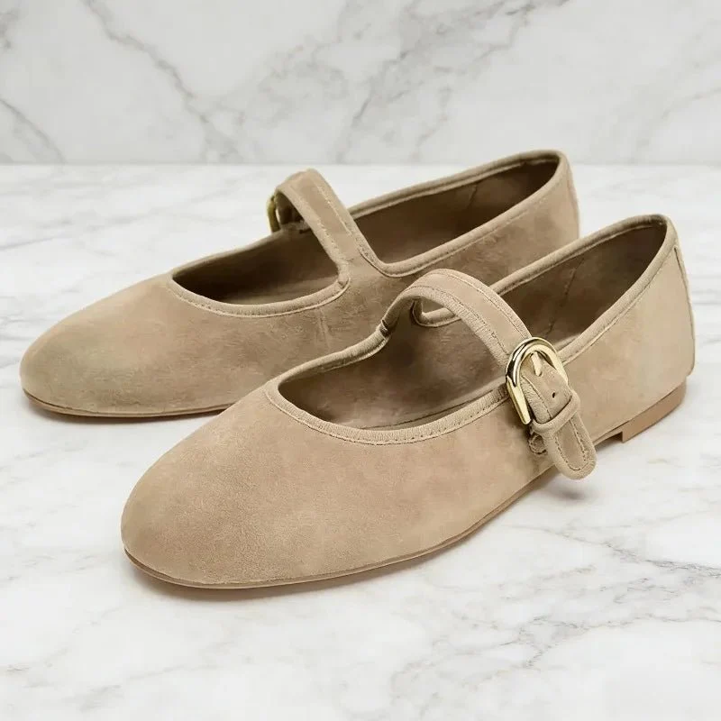 Morgana Suede Ballet Flats - Image 2