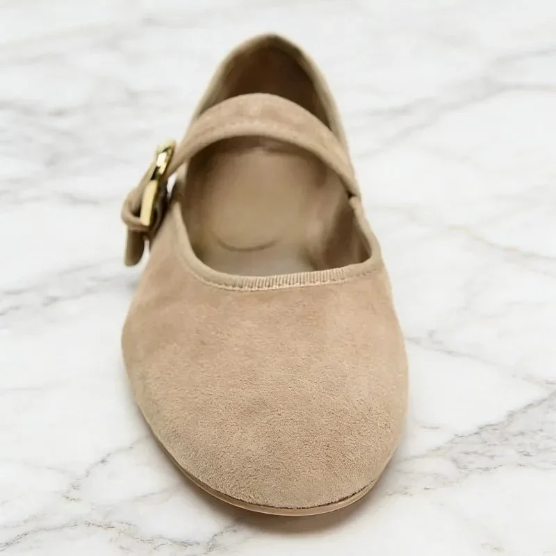 Morgana Suede Ballet Flats - Image 3