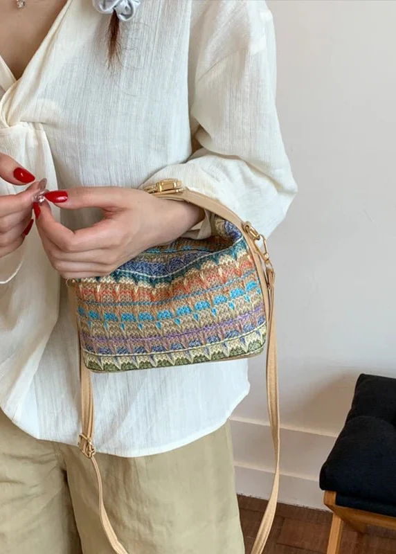 Raphaela Woven Raffia Sling Bag - Image 3