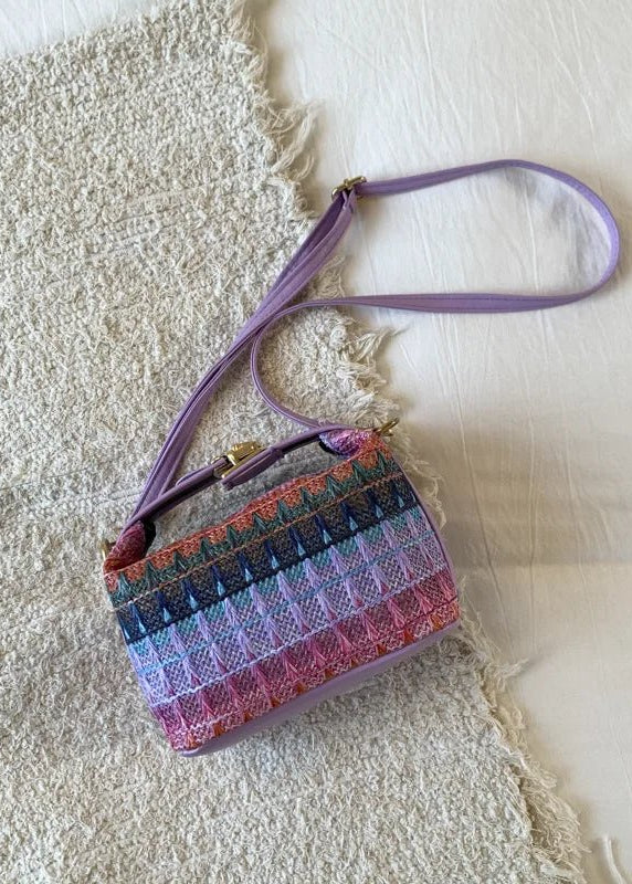 Raphaela Woven Raffia Sling Bag - Image 7