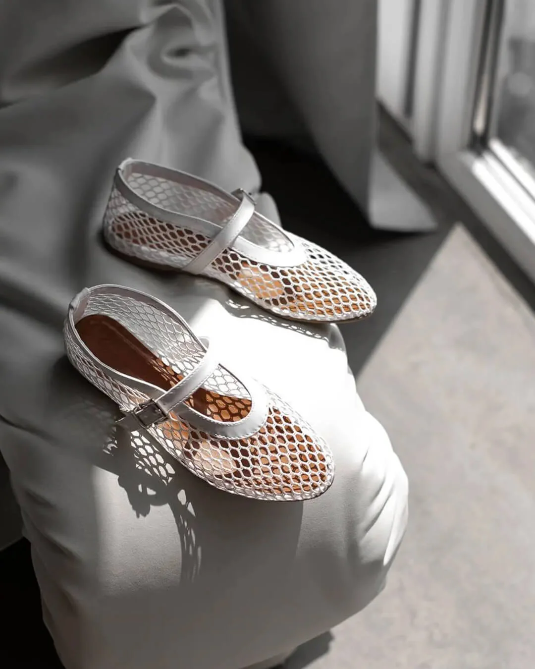 Rebecca Mesh Ballet Flats - Image 4
