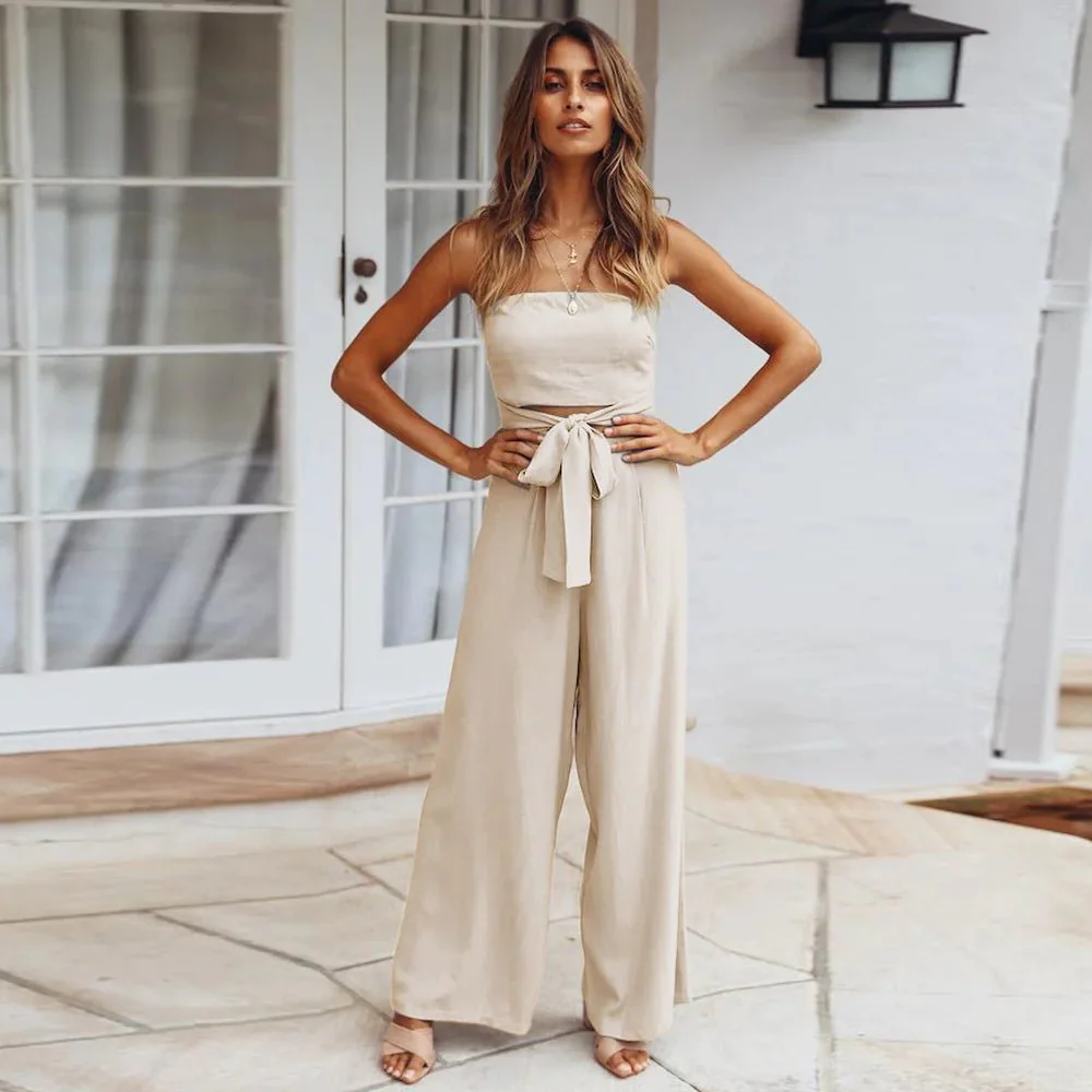Regina Strapless Straight Jumpsuits - Image 4