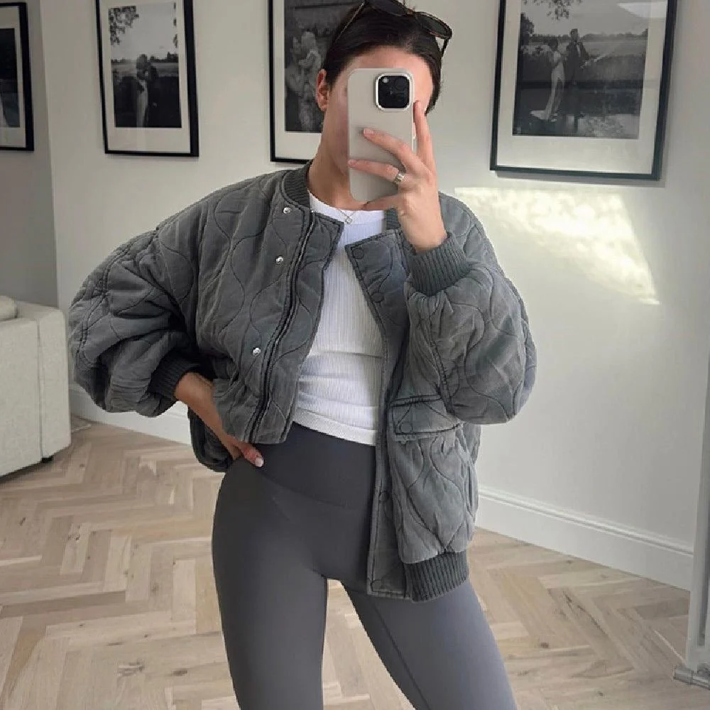 Salma Padded Bomber Jacket - Image 3