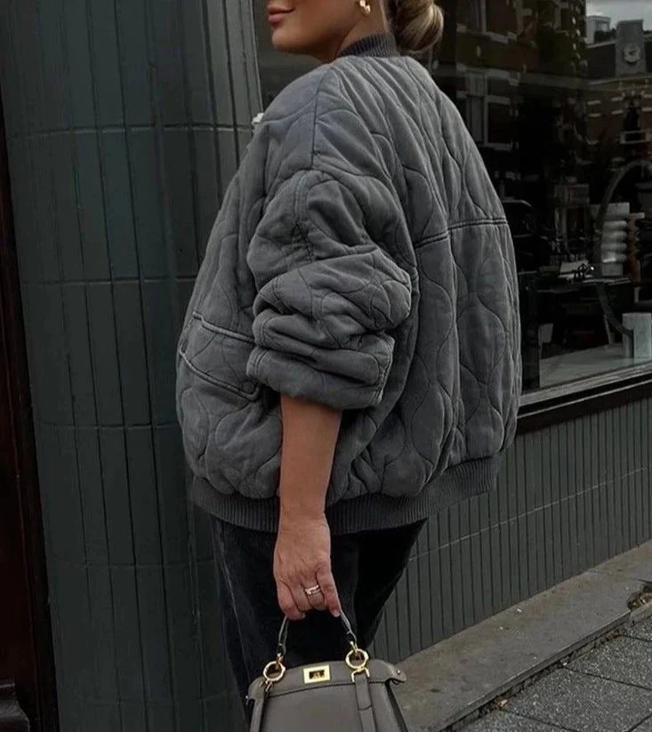 Salma Padded Bomber Jacket - Image 9