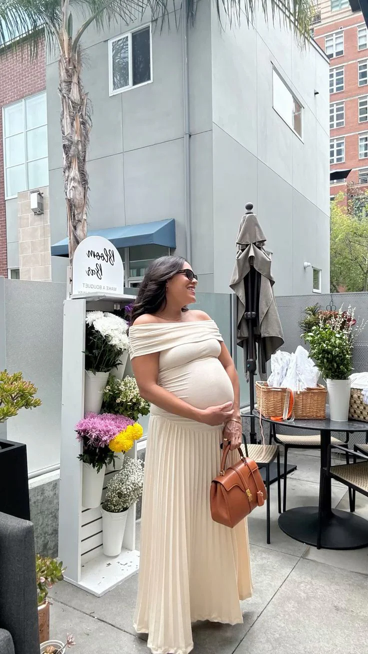 Serena Flowy Off-Shoulder Dress - Image 3
