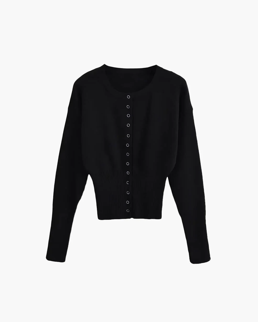 Shelly Snap Button Knit Cardigan - Image 10