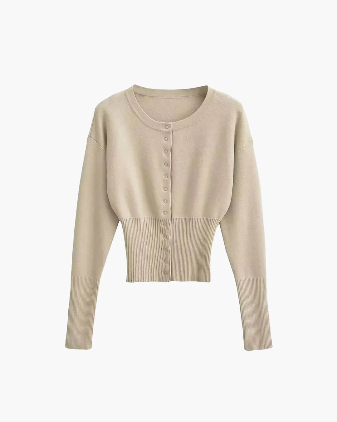 Shelly Snap Button Knit Cardigan - Image 7