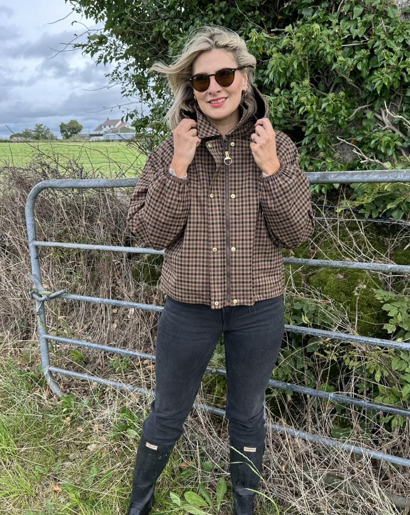 Shirley Hooded Plaid Shirt Jacket - Image 4