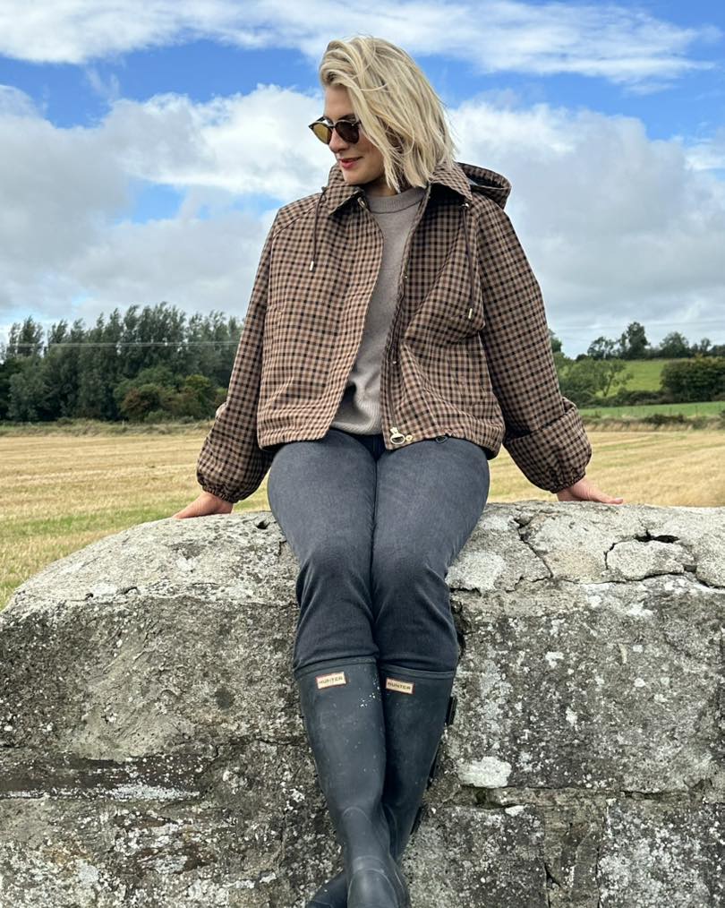 Shirley Hooded Plaid Shirt Jacket - Image 5