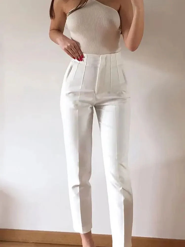 Sofia High Waist Pencil Pants - Image 3