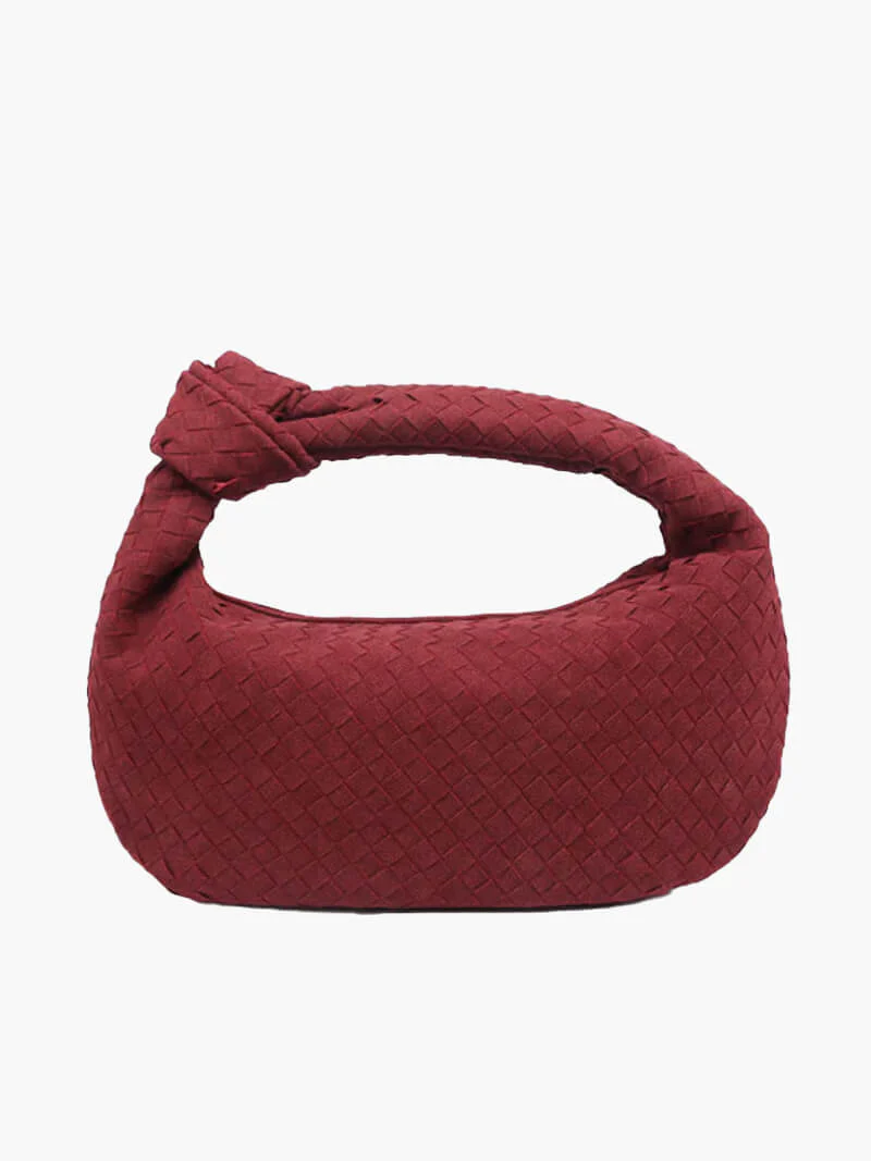 Woven Bag Medium Suede - Image 3